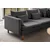Atelier del Sofa Ugaona garnitura Flexy L, 285 x 285 x 100 cm, Antracit