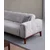 Atelier del Sofa Ugaona garnitura Athena L2-C-3R, 260x300 cm, Svetlo-siva