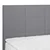Homestar Postelja LEVI 120x200 cm siva z vzmetnico