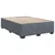 Vidaxl Box spring posteljni z vzmetnico temno siv 140x190 cm žamet