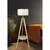 Podna lampa 1xE27/40W/230V bela