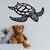 Wallity Zidna dekoracija Caretta Caretta, 53x30 cm, 1.2mm, Crna