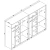 Hanah Home Ormar Kardelen 1600-128, 280x180x51,8 cm, Beli