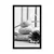Plakat meditativno in wellness tihožitje v črnobeli varianti - 20x30 silver