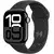Apple Watch Series 10 [GPS 42mm case] Smartwatch with Jet Black Aluminium Case with Black Sport Band - S/M. Fitness Tracker, ECG App, Always-On Retina Display, Water Resistant