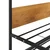 Okvir kreveta na razvlačenje crni metalni 90 x 200 cm