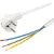 home Produžni kabel, 6 utičnice, prekidač, 1.5mm2,1.5 met, beli - NV 6K/WH/1,5