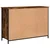 Komoda boja dimljenog hrasta 100 x 35 x 70 cm konstruirano drvo