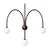 Opviq zidna lampa Vault 20950-E, 3 × G9, braon