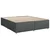 vidaXL Postelja boxspring z vzmetnico Temno siva 180 x 200 cm Blago