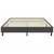 Vidaxl Posteljni okvir boxspring sivo blago 140x200 cm