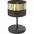 Stona lampa LUX 1xE27/15W/230V crna/zlatna
