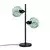 Opviq Stona lampa Benek-15-14555, 36x18x58 cm, IP20, Crna-zelena