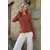 Trend Alacati Stili Ženska bluza Alc-X14533, Narandžasta
