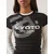 Bershka Majica  siva / antracit / bela