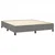 Vidaxl Box spring postelja z vzmetnico temno siva 180x200 cm blago