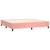 Vidaxl Box spring postelja z vzmetnico roza 200x200 cm žamet