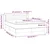Vidaxl Box spring postelja z vzmetnico temno zelen 140x190 cm žamet