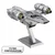 Metal Earth 3D sestavljanka Star Wars The Mandalorian: Razor Crest (ICONX)