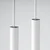Sollux SL.1303 - Luster na sajli PASTELO 2xG9/8W/230V bela