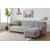ATELIER DEL SOFA Ugaona garnitura Eddy Corner (L3 CHL) Light Grey
