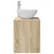 Umivaonik s policom Hrast sonoma 49,5 x 41 x 64,5 cm