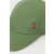 Bombažna bejzbolska kapa Levis zelena barva