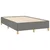 Vidaxl Box spring postelja z vzmetnico LED temno siva 120x190 cm blago