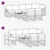 Set vanjskih sofa 8 pcs Bijela i krem 59 x 59 x 37 cm Poliester