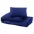 Set posteljine za poplun modri 240x220 cm pamučni
