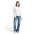 TOM TAILOR DENIM Majica rdeča/off-bela