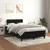 Vidaxl Box spring postelja z vzmetnico črna 120x190 cm žamet