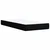Vidaxl Box spring postelja z vzmetnico črn 90x190 cm blago