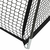 vidaXL Mreža za kavez za bejzbol crna 500 x 400 x 250 cm od poliestera