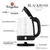 Stekleni grelnik vode z modro LED osvetlitvijo Black Rose 1,7L 55951