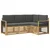 Setovi sofa 4 pcs Bijela i antracit 187,5 x 128,5 x 73 cm