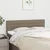 Vidaxl Posteljno vzglavje taupe 144x5x78/88 cm blago
