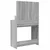 Vidaxl Toaletne mize za spalnice Siva Sonoma 80 x 39,6 x 135 cm