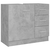 Ormarić za umivaonik boja betona 63x30x54 cm konstruirano drvo