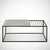 Hanah Home Klub sto Zinus, 95x43x55 cm, Sivo-crni