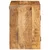 vidaXL Nočna omarica 2 pcs Rjava 35 x 33 x 48 cm Masiven les manga