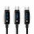 Mcdodo MCDODO POLNILNI KABEL USB-A USB-C HITRO POLNJENJE ZA IPHONE TYPE C 1M LED