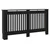 Pokrivač radijatora 2 pcs Crna 152 x 19 x 81,5 cm