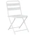 Bistro set za vrt 3 pcs Bijelo Čelik