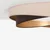 BRILAGI-LED Plafonsko svetlo VELVET TWIST LED/24W/230V 4000K prečnik 55 cm bež/braon/zlatno