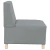 Modularna sofa bez naslona za ruke svijetlo siva 55 cm tkanina