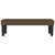 Shumee Klop temno rjava 100x30x30 cm blago, (20698328)