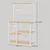 Songmics Kuhinjska polica 42x90x167.3 cm rjava