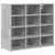 Ormar za cipele Beton siva 77,5 x 30 x 67 cm Konstruirano drvo