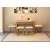 HANAH HOME Trpezarijski sto i stolice Vina Mini 05 1005 Oak Cream